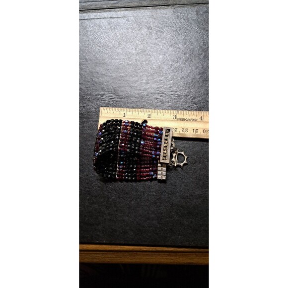 Muse sign bracelet beaded multi-strand multicolor rare rhinestone mobile - Picture 3 of 12